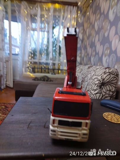 Машинка Большая игрушечная пожарная