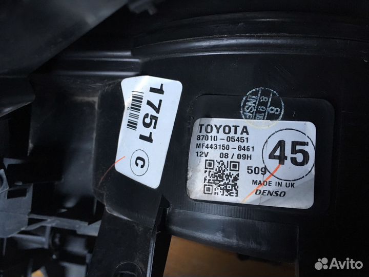 Корпус отопителя Toyota Avensis 2