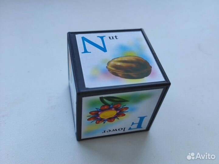Английский алфавит кубики