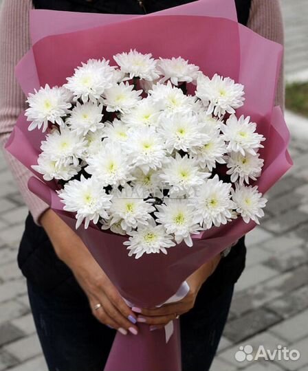 Букет из хризантем