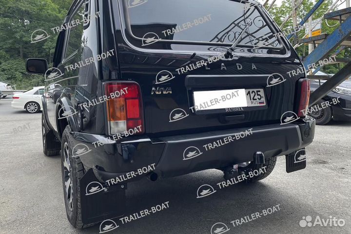 Фаркоп на Лада 4x4 2131 Нива 1993-XX, рама и крюк шар 50 мм, 45453