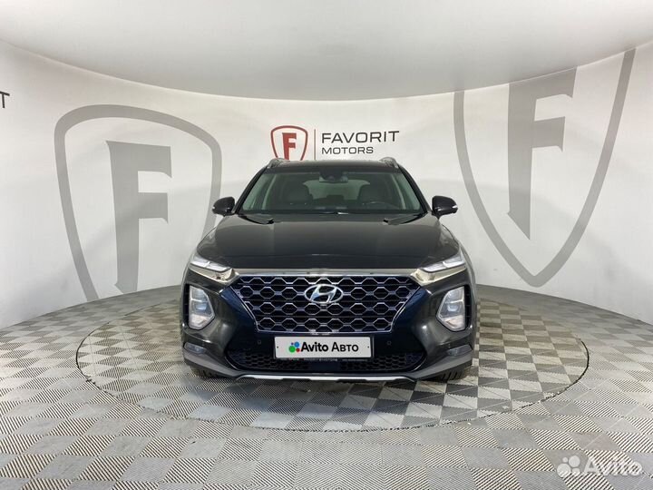 Hyundai Santa Fe 2.2 AT, 2019, 123 718 км