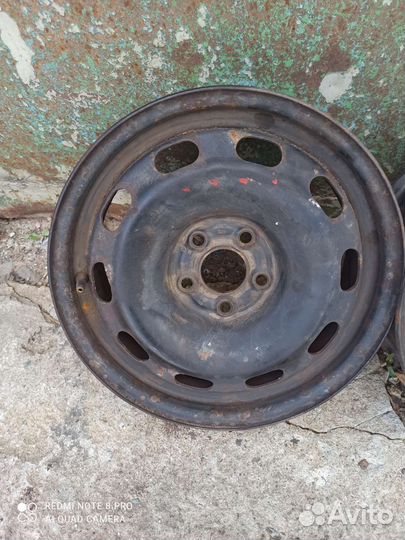 Диски стальные R15 5*100 ET38 6J*15H2 4шт