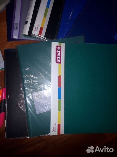 Обмен.Папка для документов, уголки, канцелярия