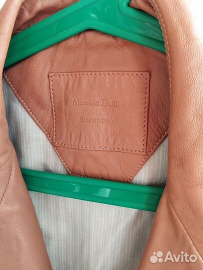Куртка косуха кожа Massimo dutti
