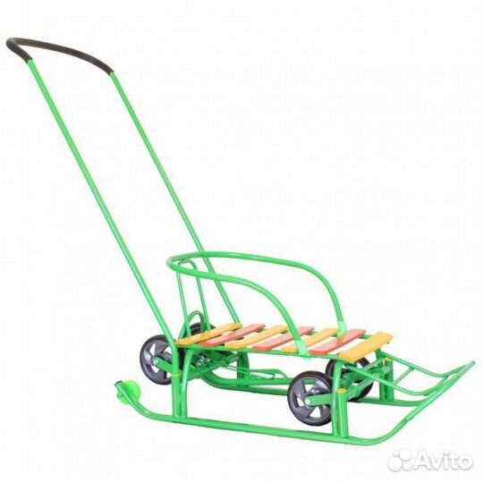 Детские санки на колесах