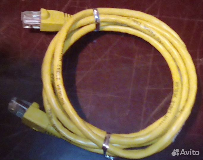 Кабель UTP 1,5м с разъёмами RJ45