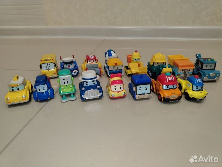 Робокар поли металлические машинки