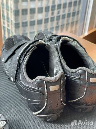 Набор контактные педали + велотуфли Shimano