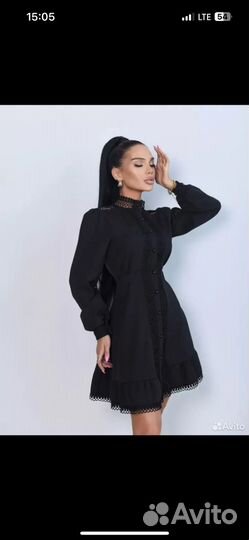Платье черное
