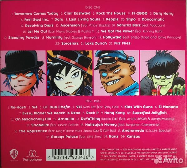 Gorillaz 2x CD