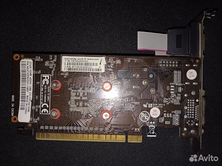 Видеокарта 1 Gb GeForce GT 430