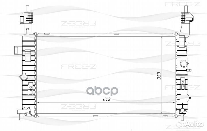 Радиатор KK0168 free-Z