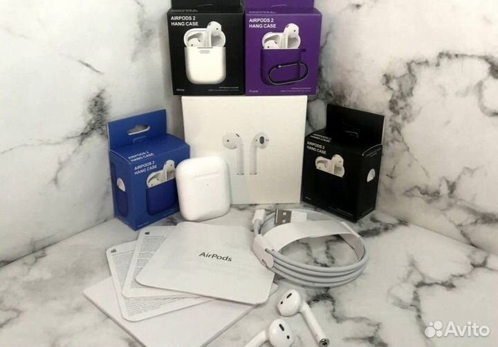Airpods 2 отличные наушники гарантия/отзывы