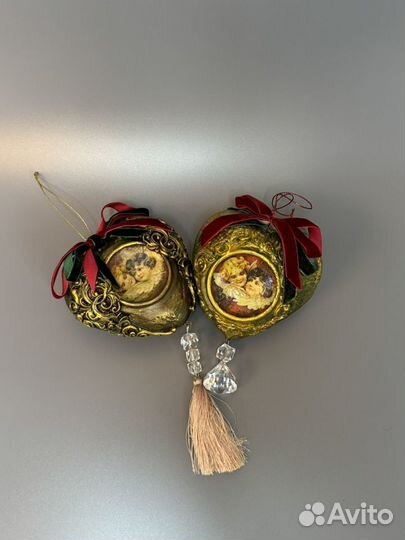 Новогодние игрушки на ёлку ручной работы