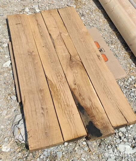 Доска дубовая сухая амбарная старая