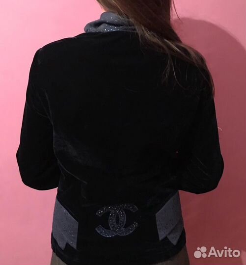 Пиджак велюровый