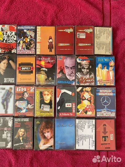 Аудиокассеты рок поп