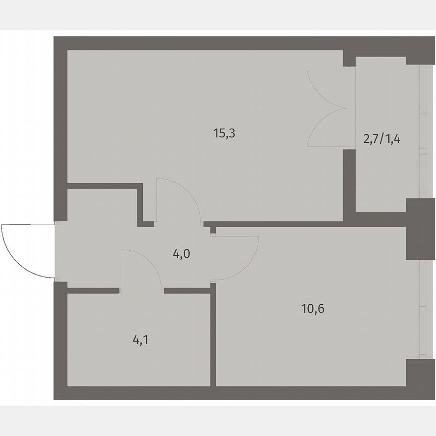 1-к. квартира, 35,4 м², 9/11 эт.