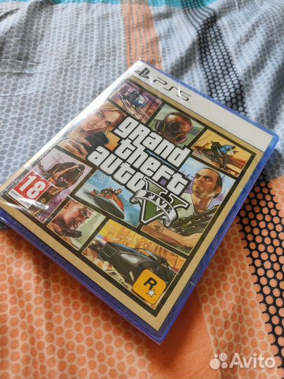 Диск Grand Theft Auto 5 for ps5