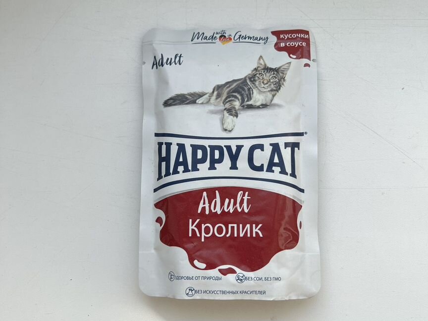 Влажный корм для кошек Happy cat