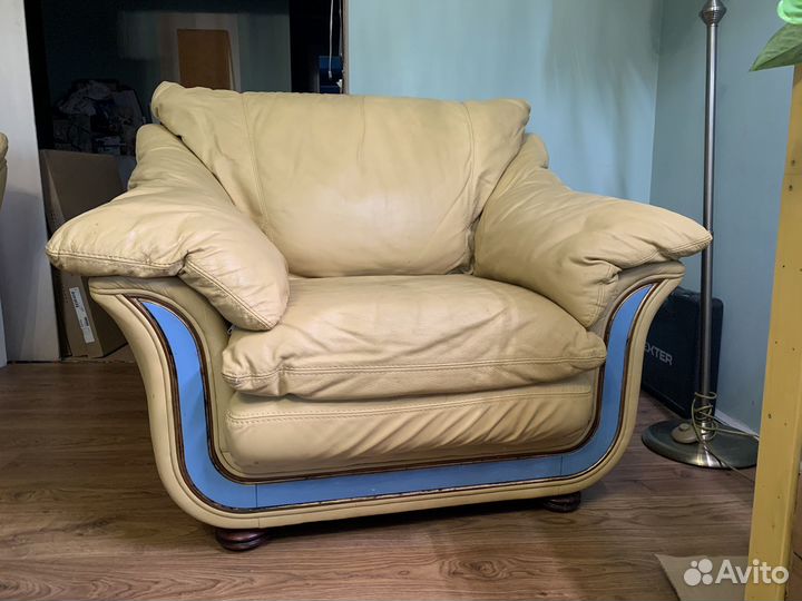 Кресло коженное nieri