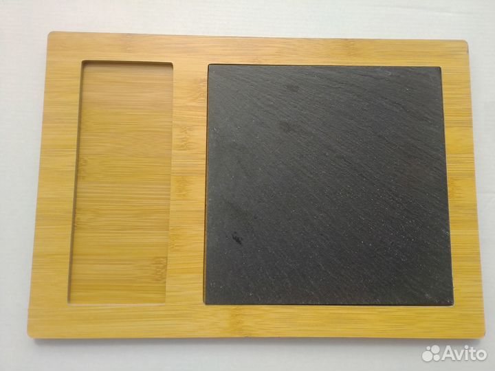 Доска для сервировки мдф+сланец, (36 на 25 см)