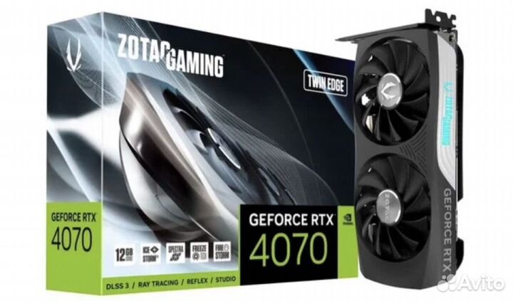 Видеокарта Zotac GeForce RTX 4070 Twin Egde 12 Гб