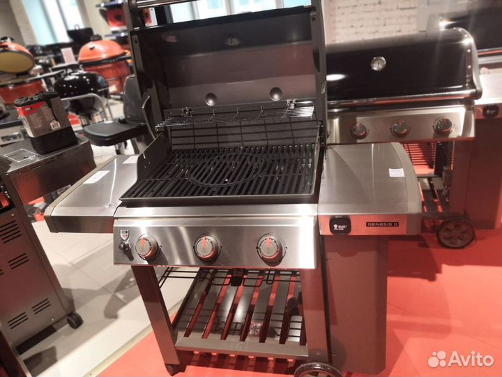 Газовый гриль Weber Genesis II E-310 GBS, черный