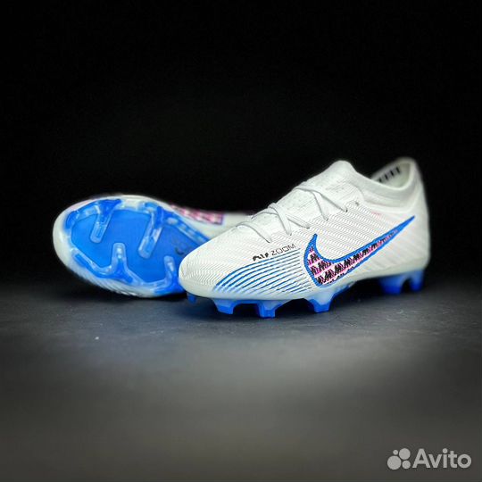 Бутсы Nike Mercurial air zoom белые