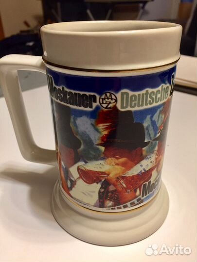 Кружка пивная фаянс