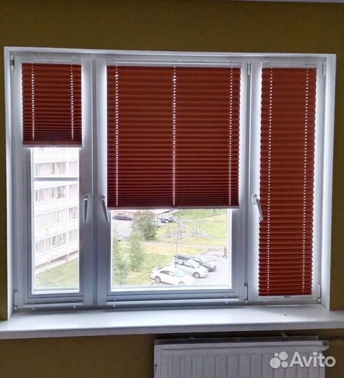 Шторы плиссе, рулонные шторы