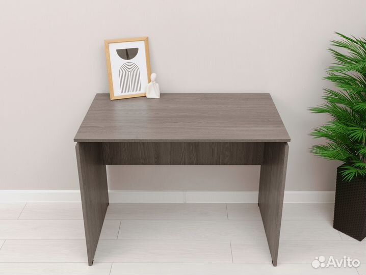 Стол парящий нераскладной темный ясень