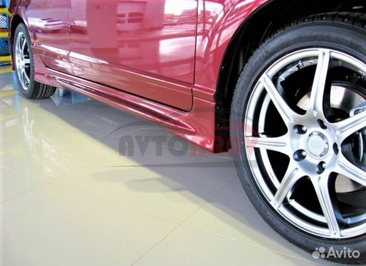 Пороги Mugen RR для Honda Civic 4D (8)