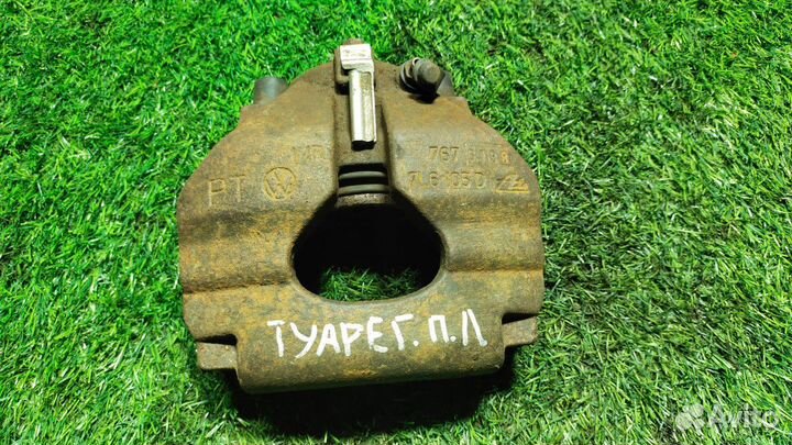 Суппорт передний левый Volkswagen Touareg I