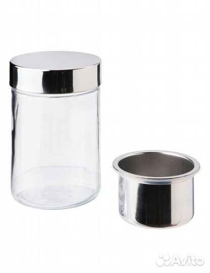 Икеа дагклар банка со вставкой, 400 мл, 8x11 см