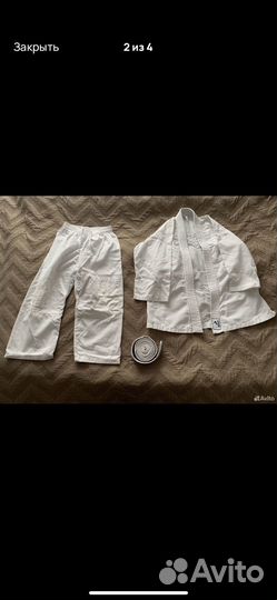 Кимоно для дзюдо детское 140