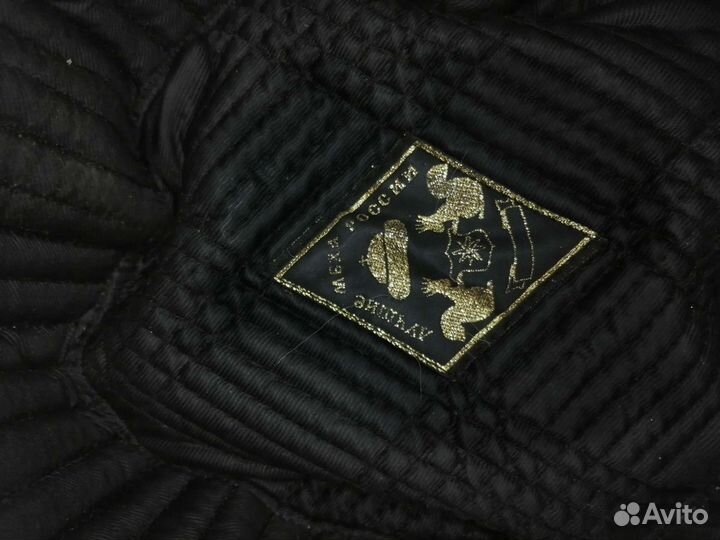 Шапка ушанка мужская беличий мех