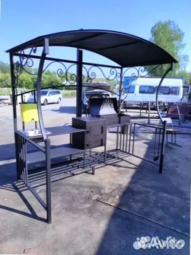 Мангал С печкой под казан