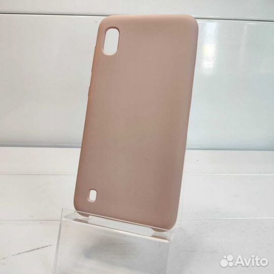 Чехол силиконовый samsung Galaxy A10 (2019) розовы