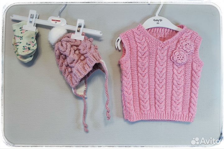 Вещи пакетом для девочки 80-86