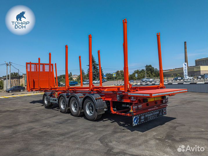 Полуприцеп лесовоз (сортиментовоз) Тонар 99892, 2024