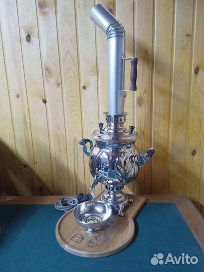 Самовар СССР комбинированный жаровый/электро