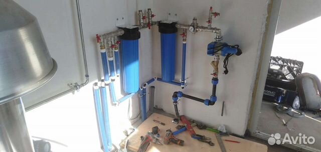 Монтаж радаторов отопления, тёплый пол, вода