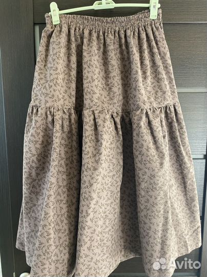 Юбка бохо теплая, ручная работа