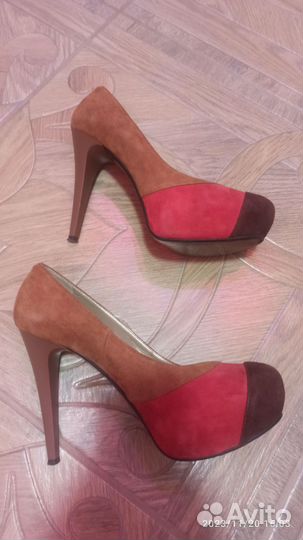 Туфли женские 37 размер натуральная замша