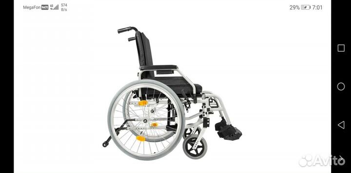 Коляска для инвалидов складная