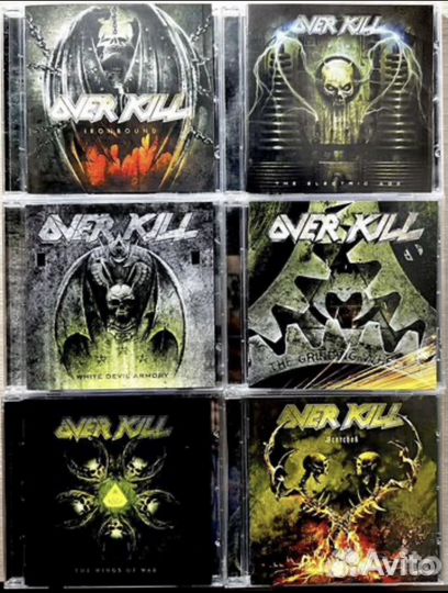 Музыкальные cd диски Overkill дискография