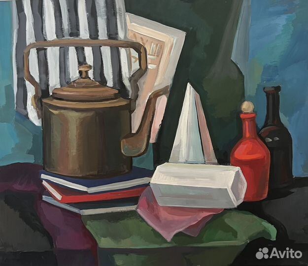 Натюрморт живопись темпера