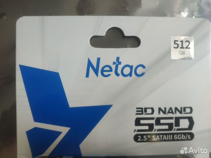 SSD 512gb Netac(новый)